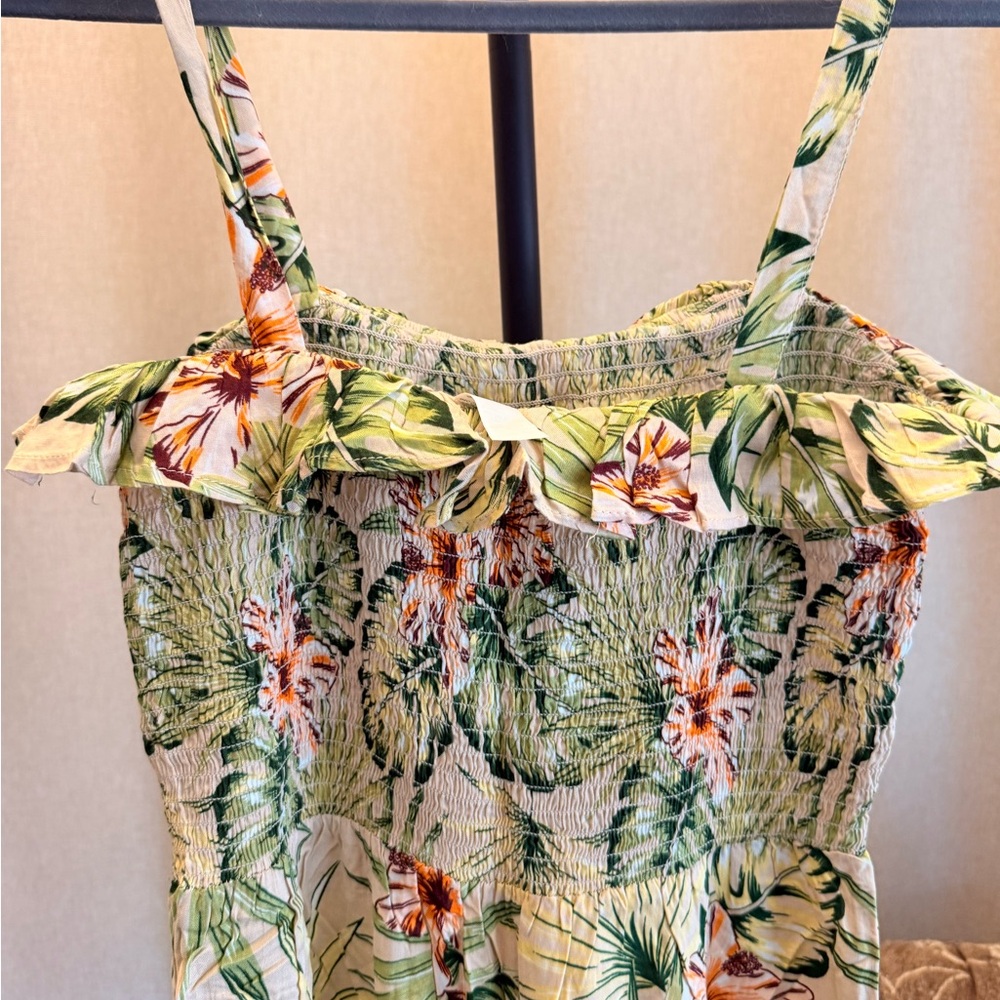 Japna Green Floral Jumpsuit